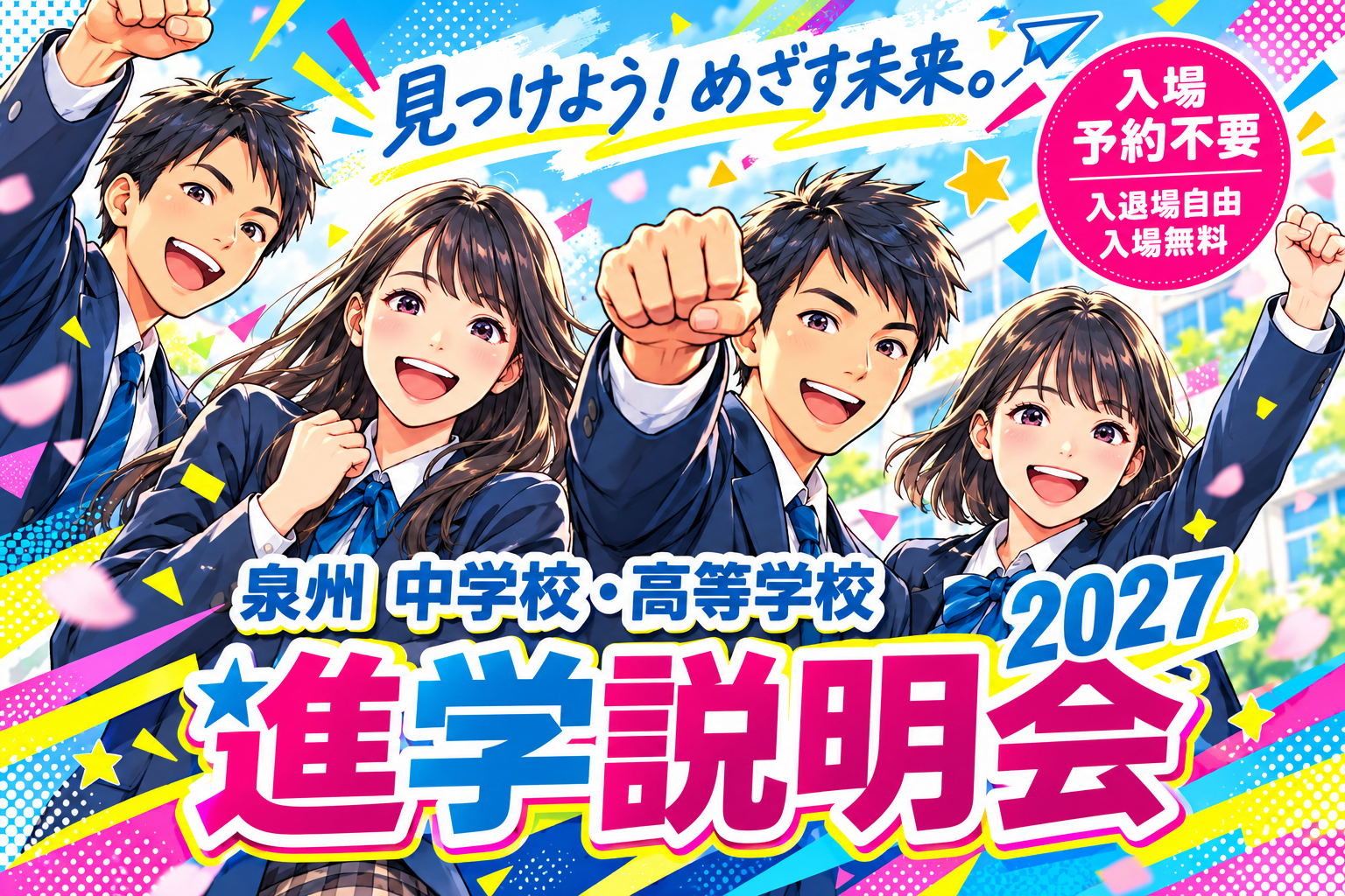 【10/3(土)】泉州進学説明会2027