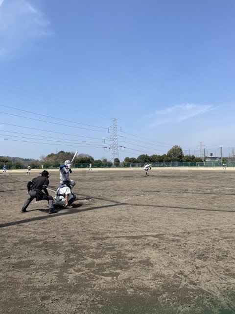 【クラブ活動】硬式野球部 春季仁徳杯野球大会1回戦 報告