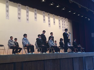 生徒会立会演説