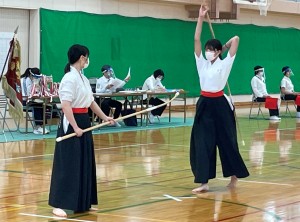 【クラブ活動】なぎなた部　春季大会